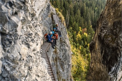 Klettersteig Pinut ©Flims Laax Falera
