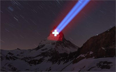 Beleuchtung am Matterhorn