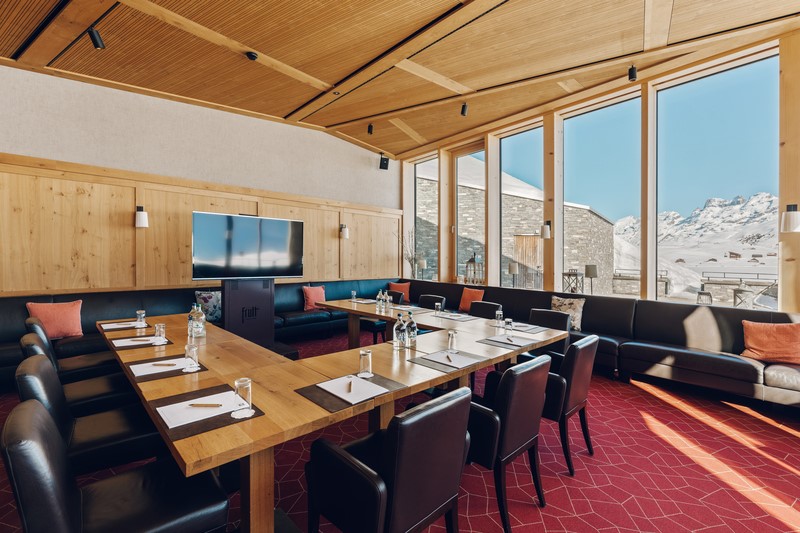 Frutt Mountain Resort - Meetingraum Lago Vista - Seminarhotels Schweiz - MICE Service Group - Copyright: Frutt Mountain Resort