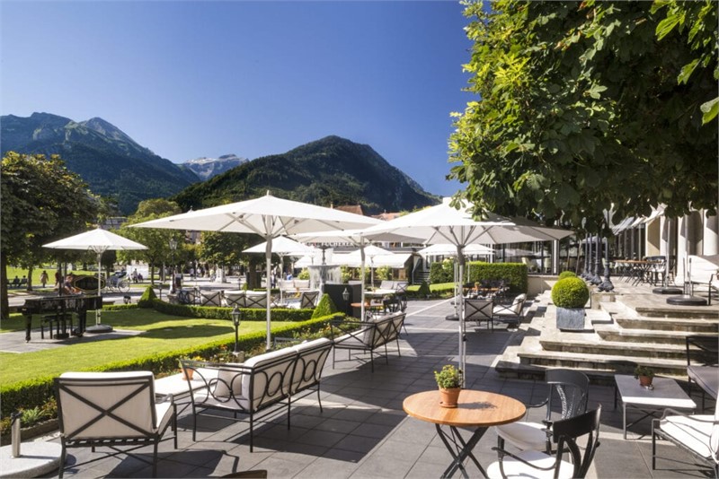 Victoria-Jungfrau Grand Hotel & Spa - Terrasse - Seminarhotelsschweiz - MICE Service Group
